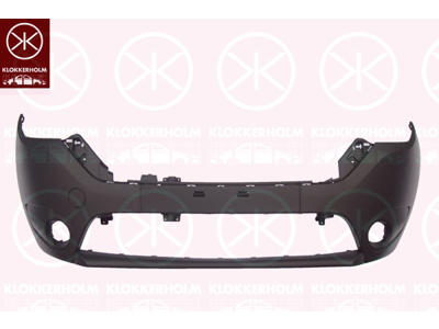 Bumper, Front, with hole(s) for fog lights, w/primer