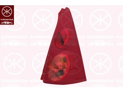 Tail Light Assembly, without bulb holder, Right