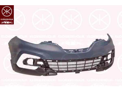Bumper, w/primer, Front, with hole(s) for park distance control, Number of bores: 4