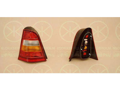 Tail Light Assembly, without bulb holder, Right, Indicator Colour: yellow