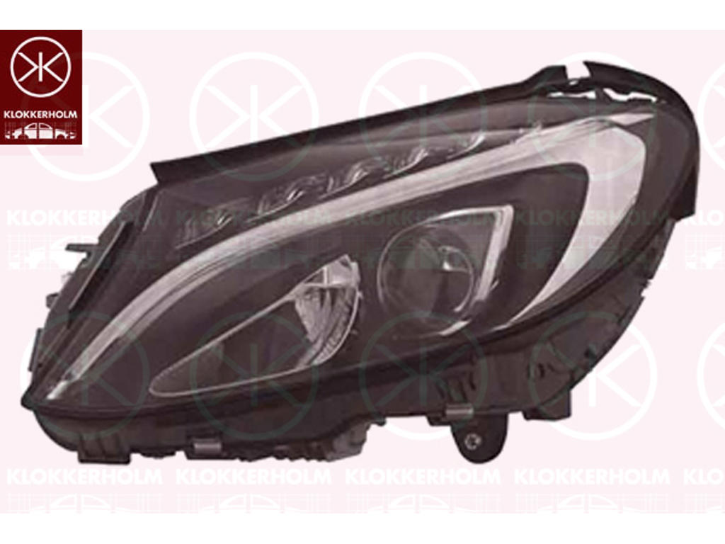 Headlight, Model Year to: 2018, Left, LED, with motor for headlamp levelling, without LED control unit for daytime running-/position ligh, without control unit for aut. LDR