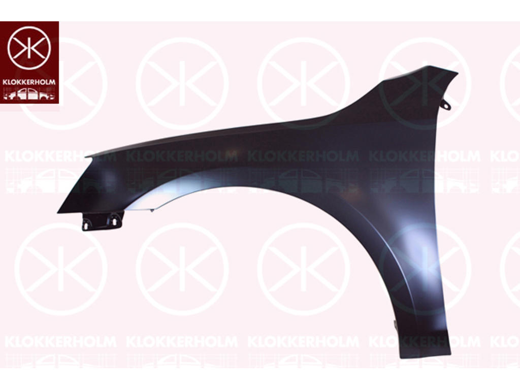 Wing, Right Front, without hole for direction indicator, Zinc-coated