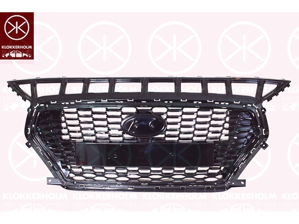 Kylargrill, glänsande, Fram, svart