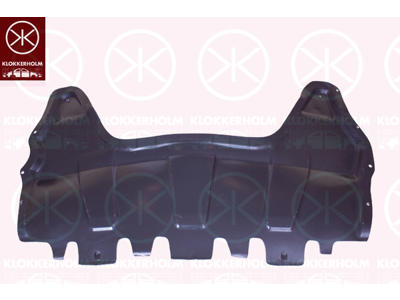 Engine Cover, for vehicles without start-stop function, Front, Lower Section, Plastic