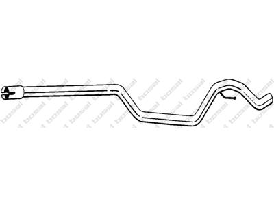 Exhaust Pipe, See accessories list for additionally required parts:  