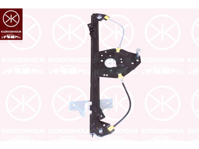 Window Regulator, without electric motor, Electric, Right Front