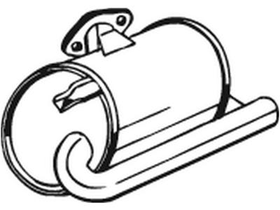 hátsó hangtompító