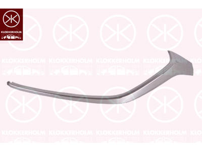 Trim/Protection Strip, bumper, chrome, Left Front, Model Year to: 2020
