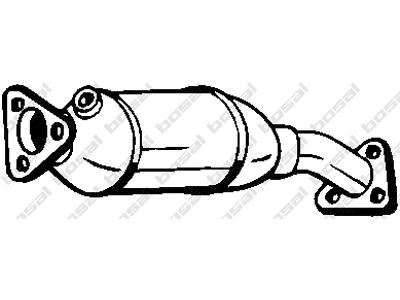 Catalytic Converter, with mounting parts, Emission Standard: Euro 1, Emission Standard: Euro 2