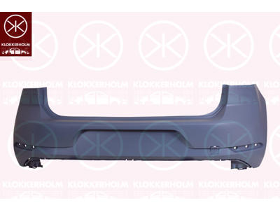 Bumper, Rear, Trim Level: FACELIFT, w/primer