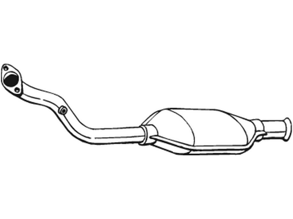 Catalytic Converter, with mounting parts, Emission Standard: Euro 1, Emission Standard: Euro 2