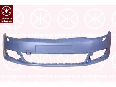 Bumper, w/primer, Front, with hole(s) for washer nozzle