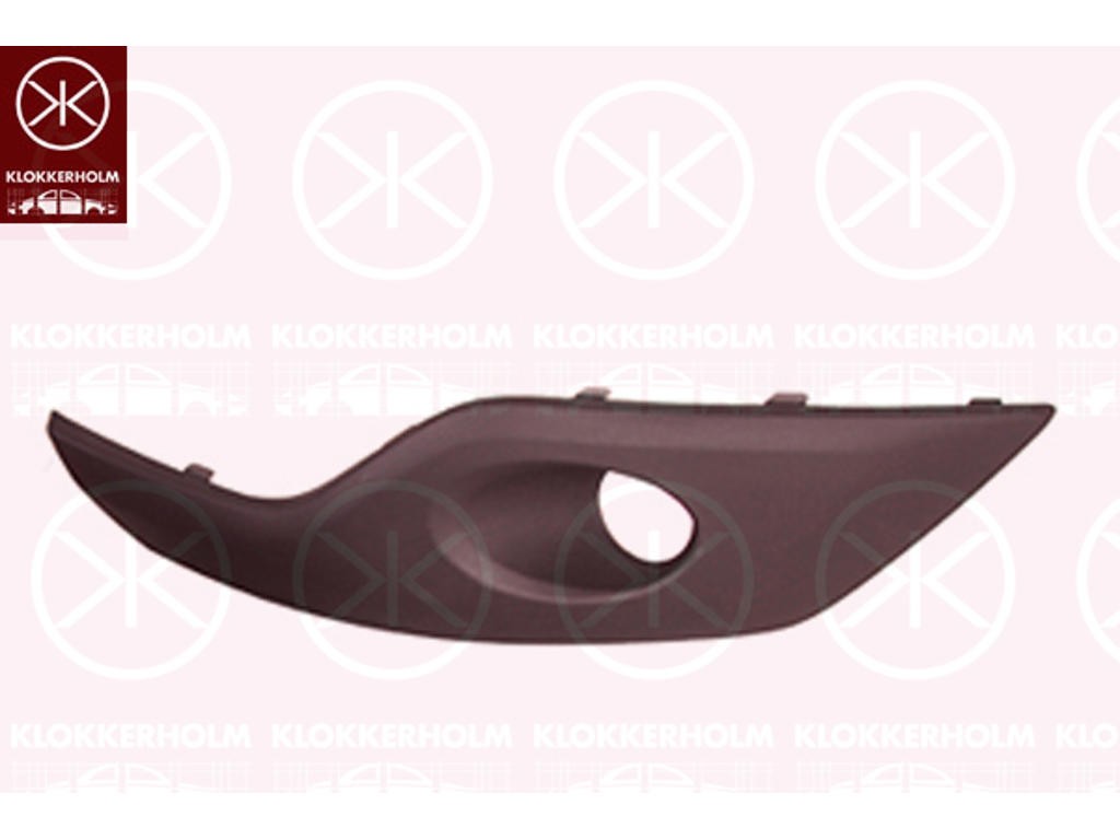 Ventilation Grilles, bumper, Right Front, with hole(s) for fog lights