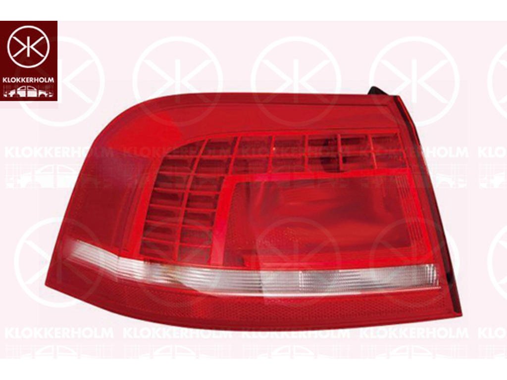 Takavalo, LED, Lampun kannalla, Oikea, Uloin osa