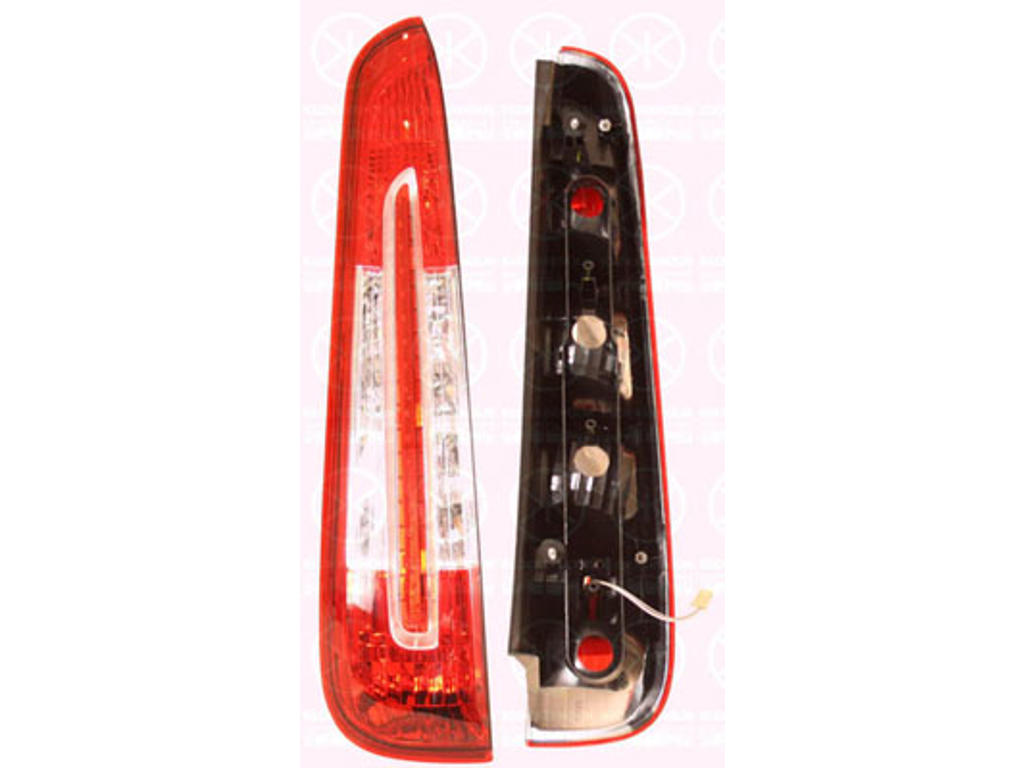 Tail Light Assembly, without bulb holder, Left, Light Design: Conversion to hybrid technology (bulb/LED)