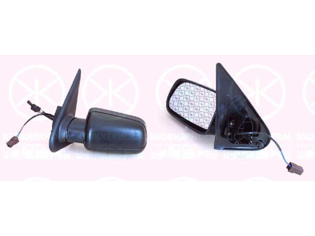 Exterior Mirror, Control: cable pull, Convex, Heatable, Left