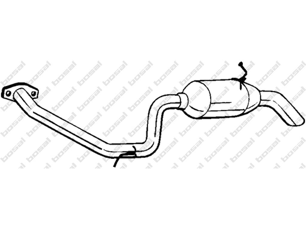 Rear Muffler, See accessories list for additionally required parts:  