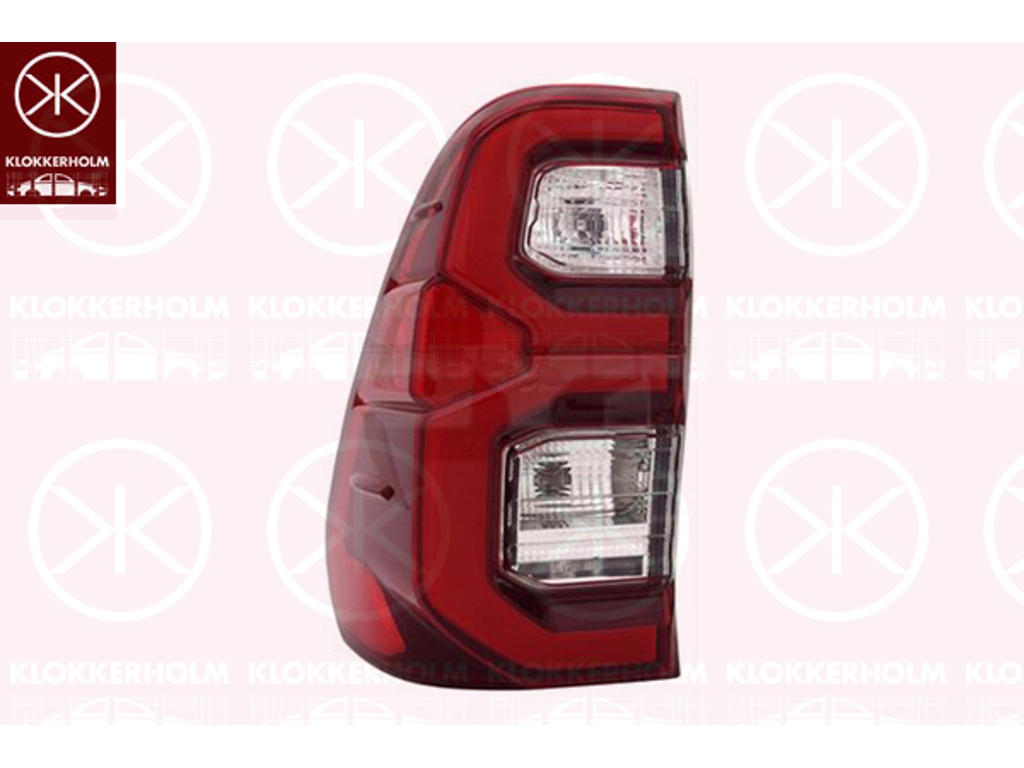 Kombinationsbackljus, LED, med lamphållare, Höger