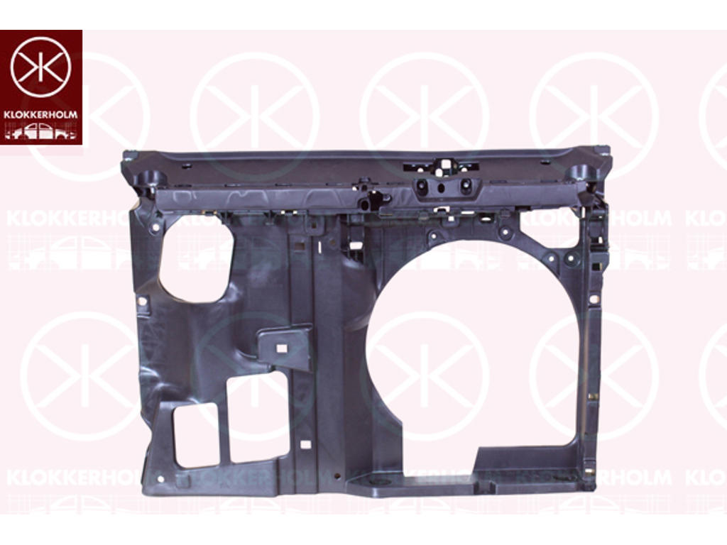Radiator Support, Full Body Section, Vehicle Equipment: Suitable for vehicles with electric drive