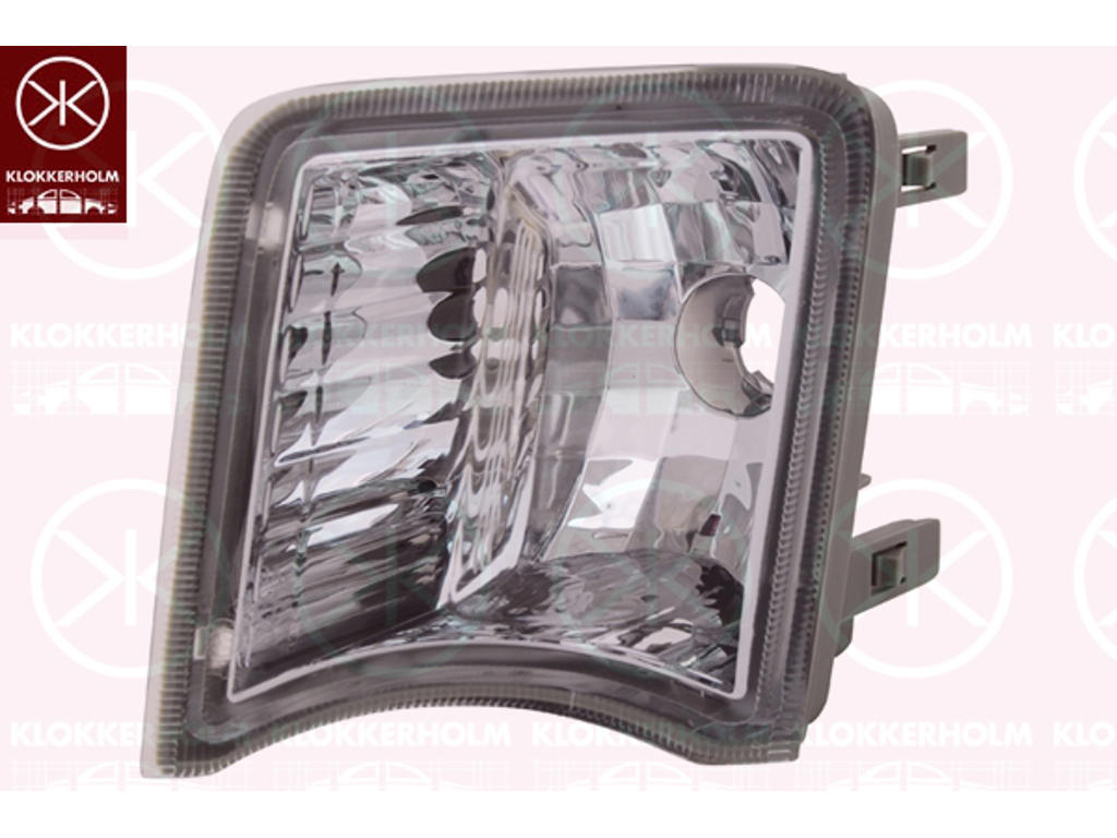 Feu clignotant, sans porte-lampe, avant droite