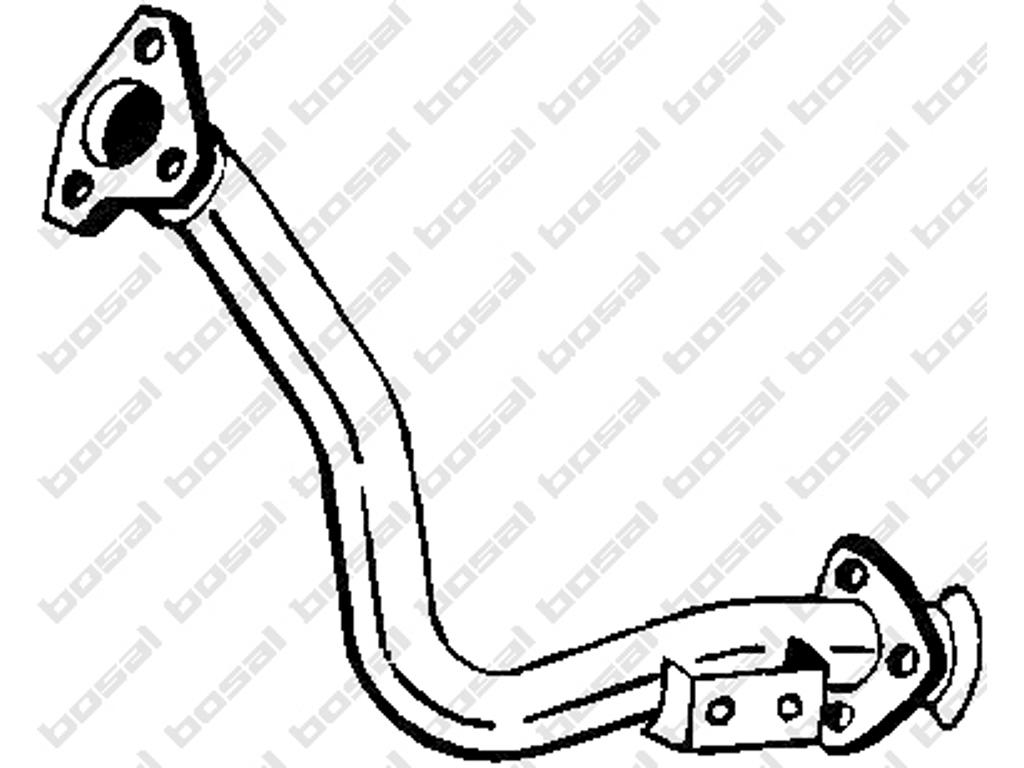Exhaust Pipe, See accessories list for additionally required parts:  