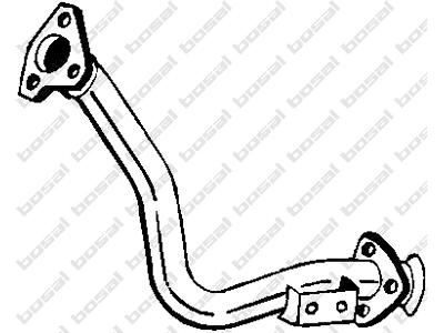 Exhaust Pipe, See accessories list for additionally required parts:  