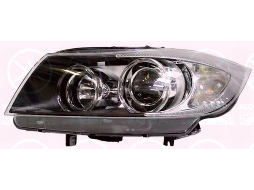 Headlight, without control unit for Xenon, with dynamic bending light, D1S/H7, Bi-Xenon, Illuminance [lx]: 30, Left, with motor for headlamp levelling, ZKW