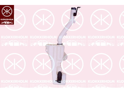 Washer Fluid Reservoir, window cleaning, with pump, with lid