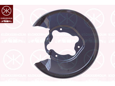 Splash Guard, brake disc, Rear Axle Left