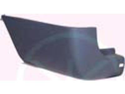 Bumper, dark grey, Left Rear, Lower Section