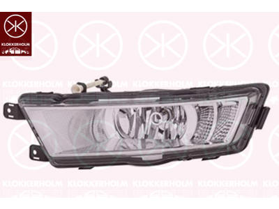Front Fog Light, Left Front, H8, with daytime running light (LED), Housing Colour: chrome, ZKW