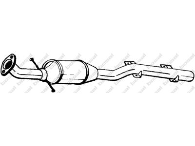 Catalytic Converter, with mounting parts, Emission Standard: Euro 3