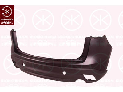 Bumper, Partial primed, Rear