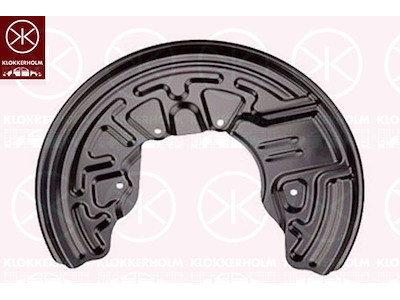 Splash Guard, brake disc, Front Axle Right, for brake disc diameter [mm]: 345, ATE, TEVES, Aluminium