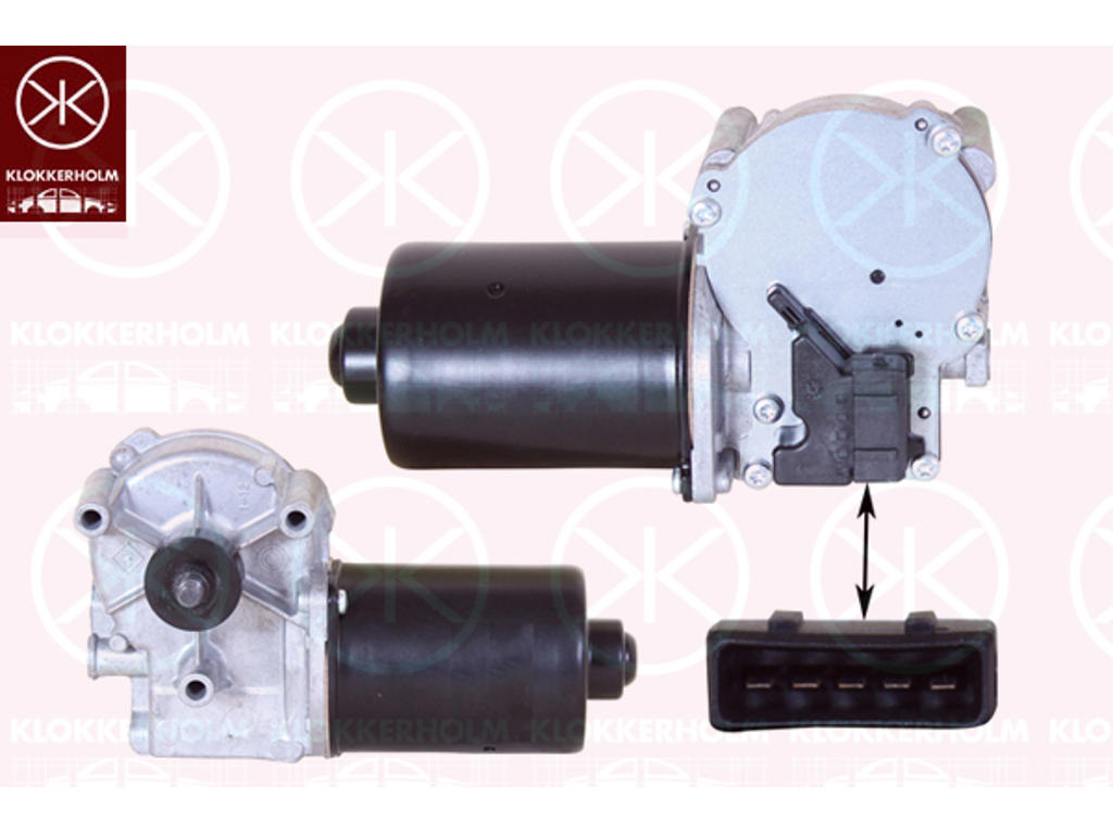 Wiper Motor, Front, Voltage [V]: 12