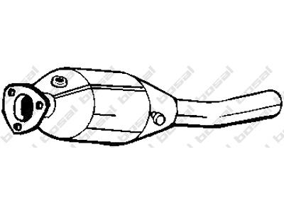 Catalytic Converter, with mounting parts, Emission Standard: Euro 1, Emission Standard: Euro 2