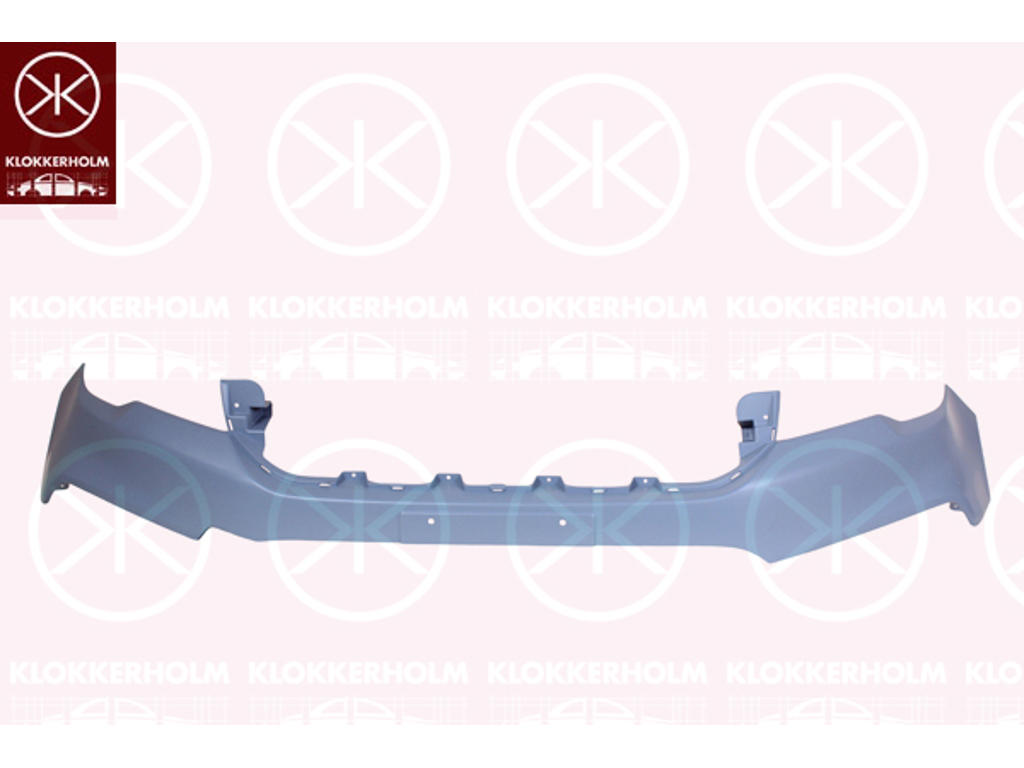 Bumper, w/primer, Front, Upper section