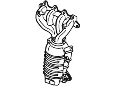 Catalytic Converter, with mounting parts, Emission Standard: Euro 3, Euro 4, with environmental seal: 001