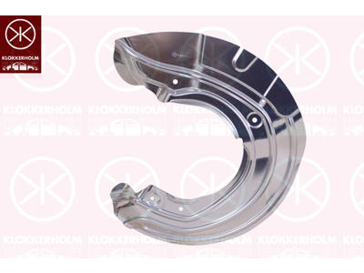 Splash Guard, brake disc, Front Axle Left, for vehicles with M-performance brakes, for brake disc diameter [mm]: 340, Aluminium
