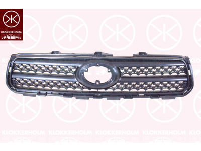 Radiator Grille, with trim strip, black