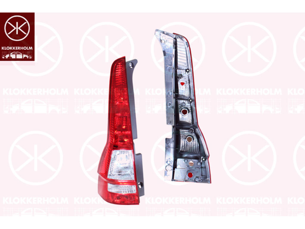 Задний фонарь, без держателя лампы, слева, Hella-type