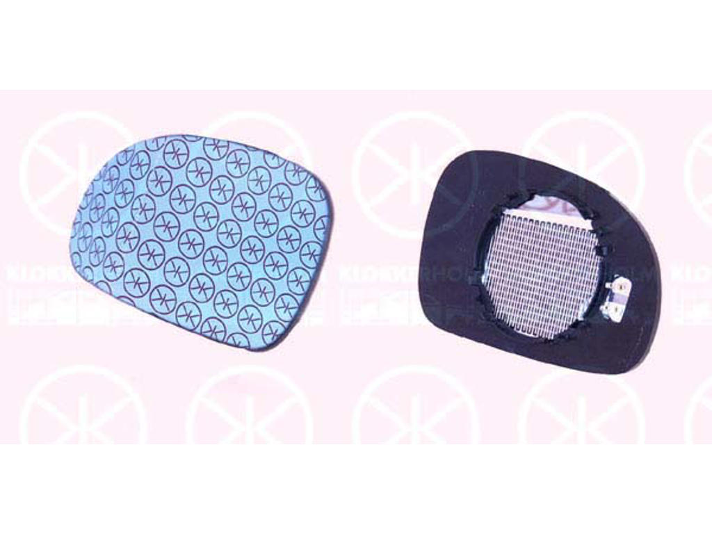 Mirror Glass, exterior mirror, Blue-tinted, Aspherical, Heatable, Left