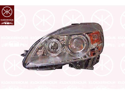 Ajovalo, ilman xenonohjaonta, D1S/H7, Bi-xenon, Valokorkeussäätimen moottorilla, Oikea, Valaistusvoimakkuus [lx]: 30