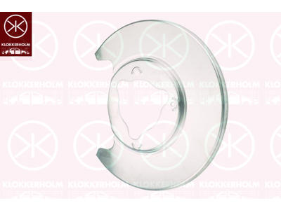 Bromssköld, Bakaxel höger, Diameter 1/diameter 2 [mm]: 350/104