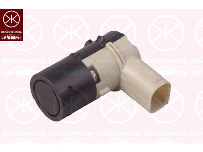 Sensor, parkeringshjälp, svart, fram och bak, Antal stickkontakter: 3, ultraljudsensor