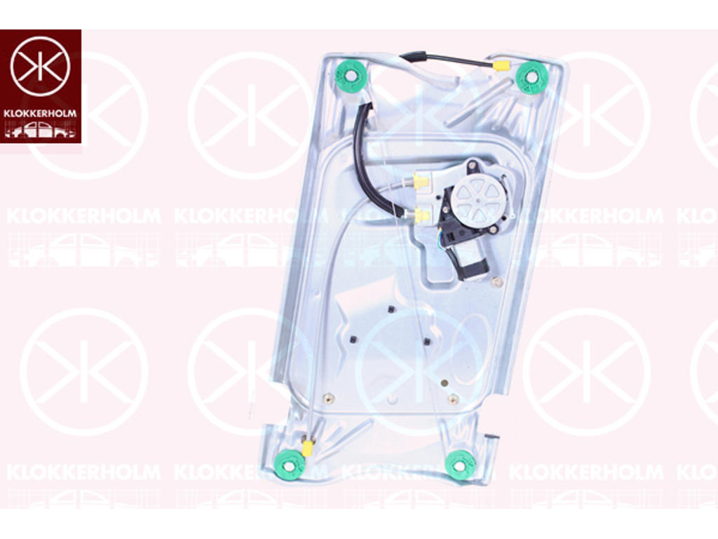 Window Regulator, 2/4-drs, OE-type, with electric motor, with comfort function, Electric, Left Front, Number of pins: 6