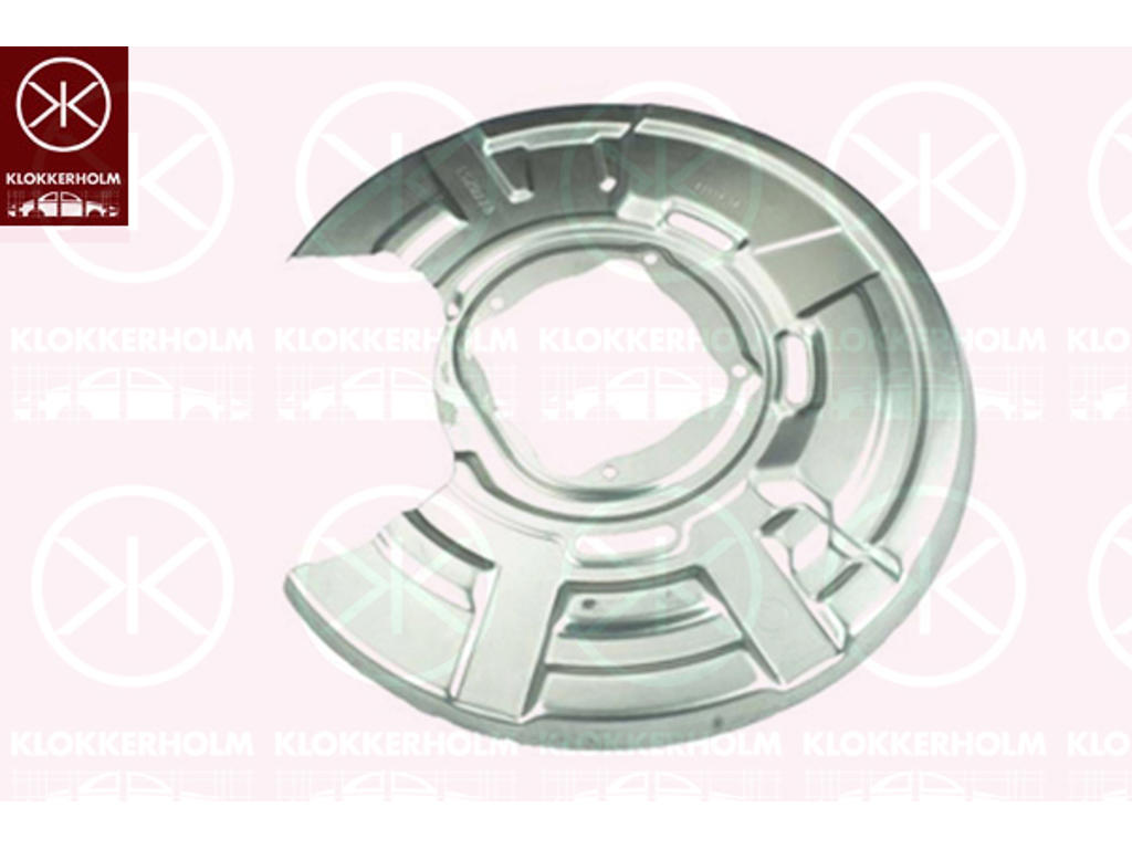 Splash Guard, brake disc, Rear Axle Left, for brake disc diameter [mm]: 330, for brake disc diameter [mm]: 345