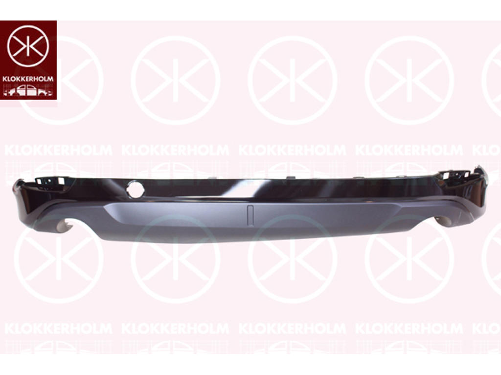 Kofanger, bag, sort, lakeret