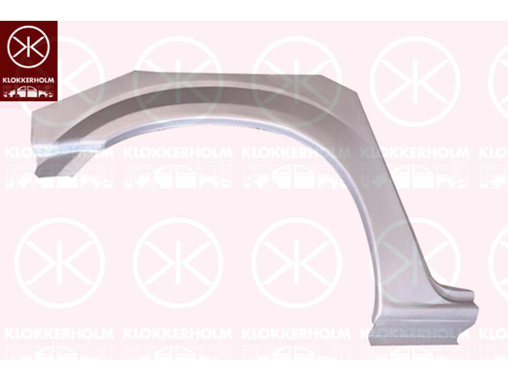 Quarter Panel, Wheel Arch Border, Right Rear, Vehicle Equipment Line/Variant: Voyager, Repair Panel