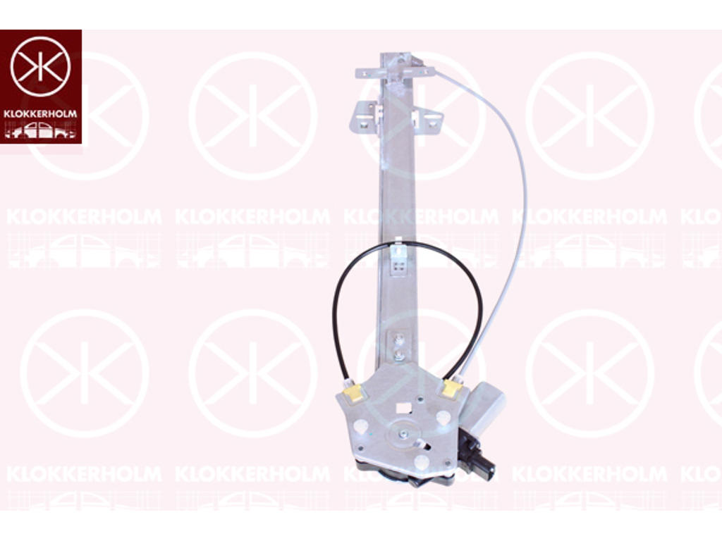 Window Regulator, OE-type, with electric motor, without comfort function, Electric, Right Front, Number of pins: 2